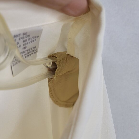 VTG Deadstock Koret Alabaster Embroidered Blouse Sz 16 Long Sleeve Renaissance - Picture 13 of 13